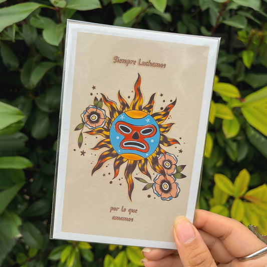 Lucha Solecito Print