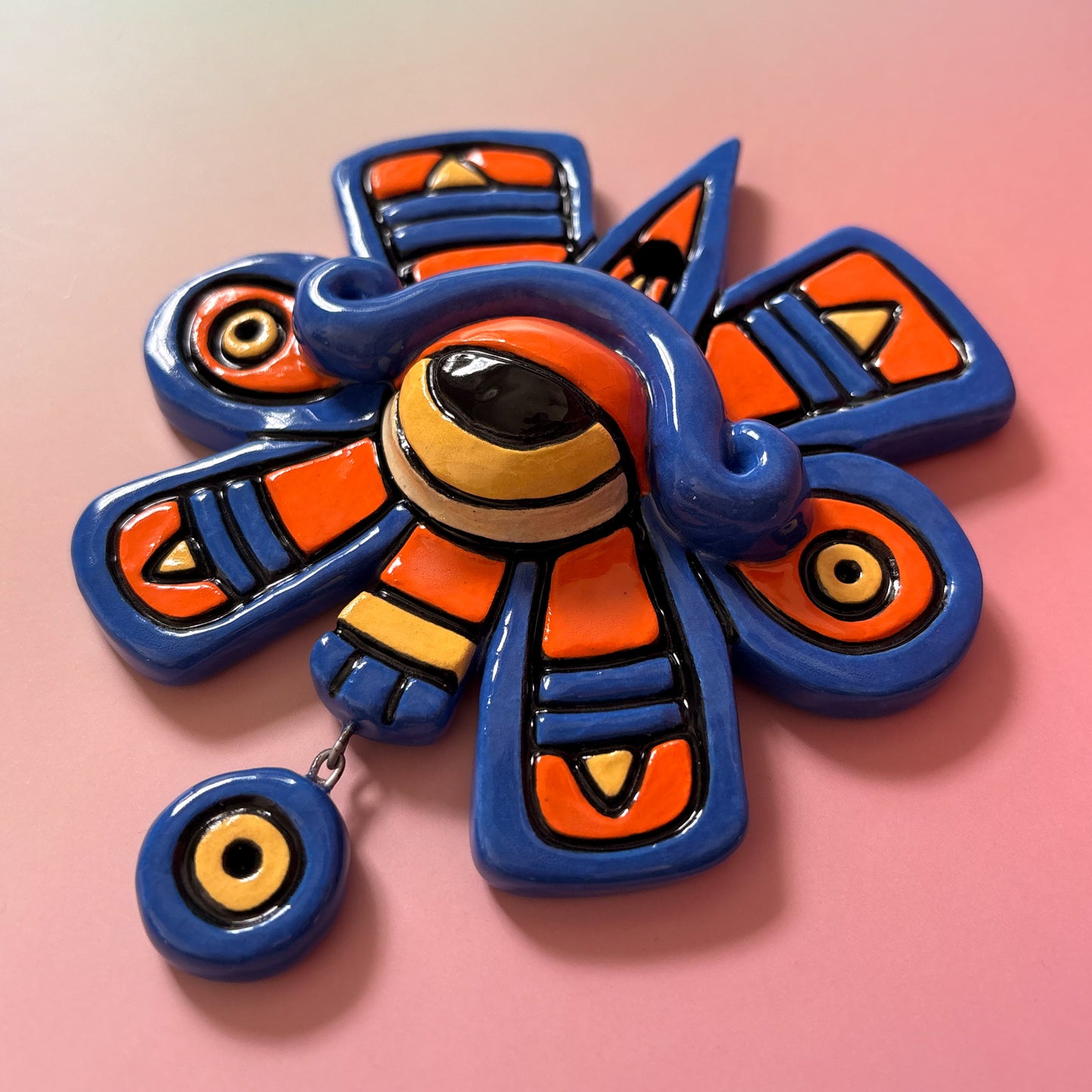 Blue Nahui Ollin Wall Hanging | Preorder