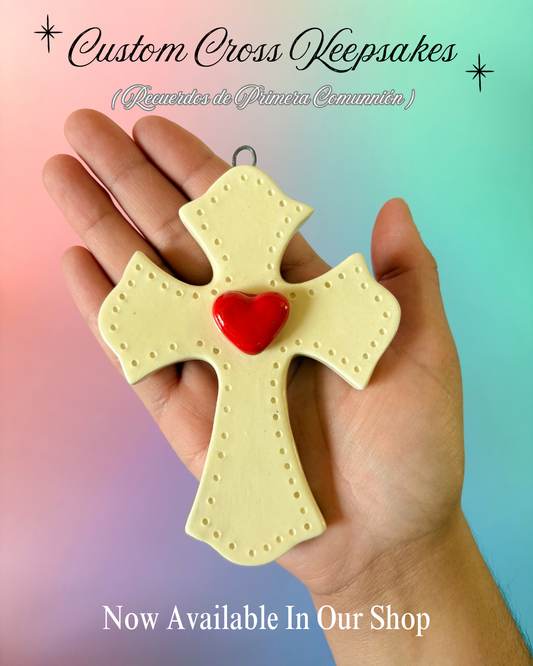 Custom Cross Keepsake | Recuerdos de Primera Comunnión [PREORDER]