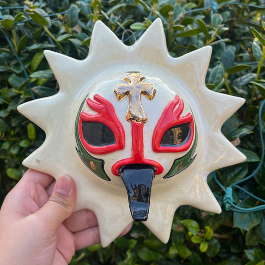 Golden Rey Mysterio Lucha Solecito Wall Hanging [Incense Holder/Burner]