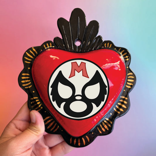 Lucha Corazoncito Wall Hanging | Preorder For Michelle
