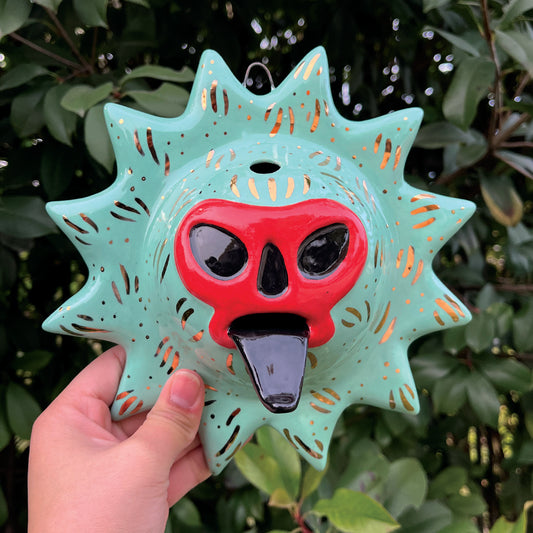 Golden Nacho Lucha Solecito Wall Hanging [Incense Holder/Burner]