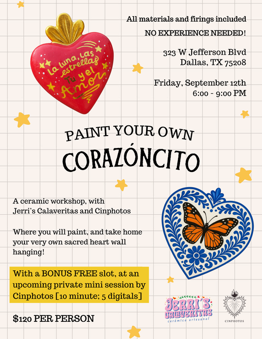 Paint Your Own Corazóncito Workshop | In Collaboration With Cinphotos