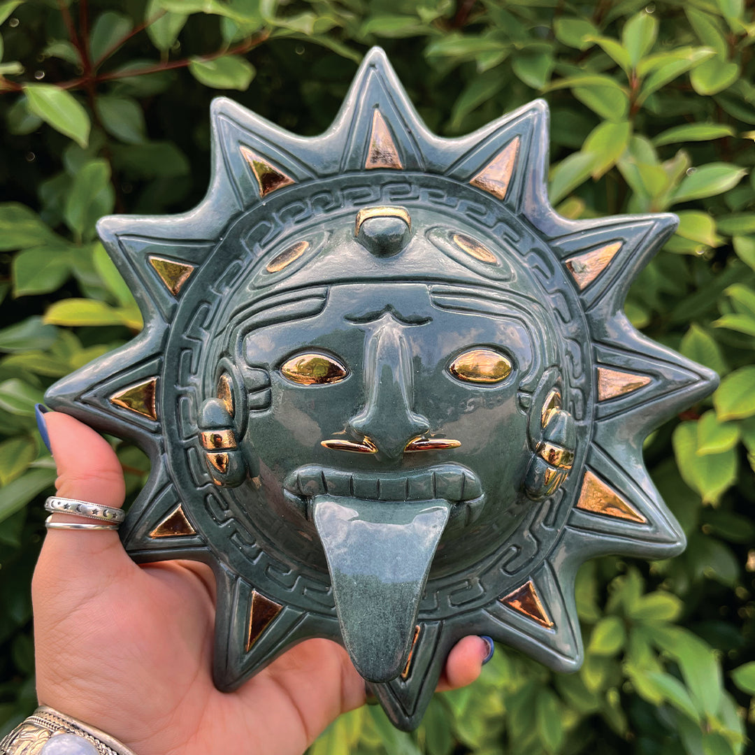 Golden Jade Tonatiuh Wall Hanging | Preorder [Reserved]