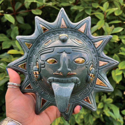 Golden Jade Tonatiuh Wall Hanging | Preorder [Reserved]