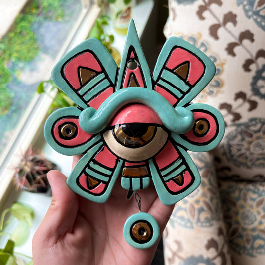 Pink Nahui Ollin Wall Hanging [DISCOUNTED]