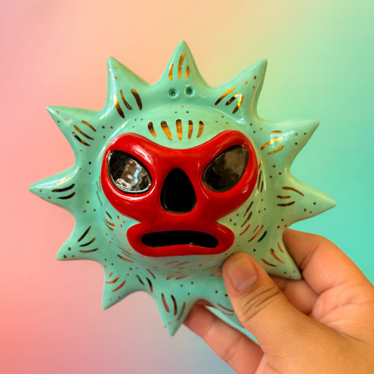 Golden Nacho Lucha Solecito Wall Hanging [New Version]