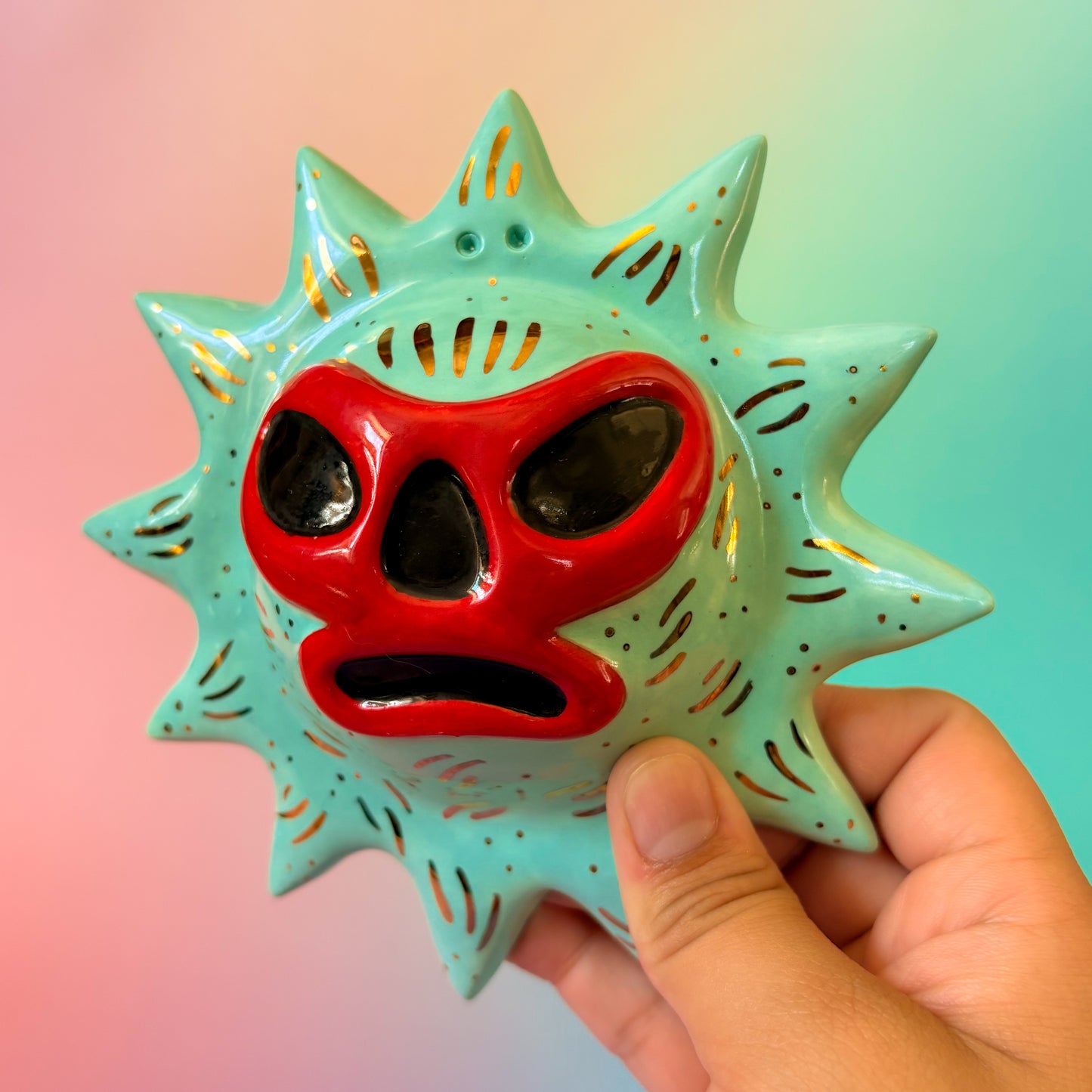 Golden Nacho Lucha Solecito Wall Hanging [New Version]